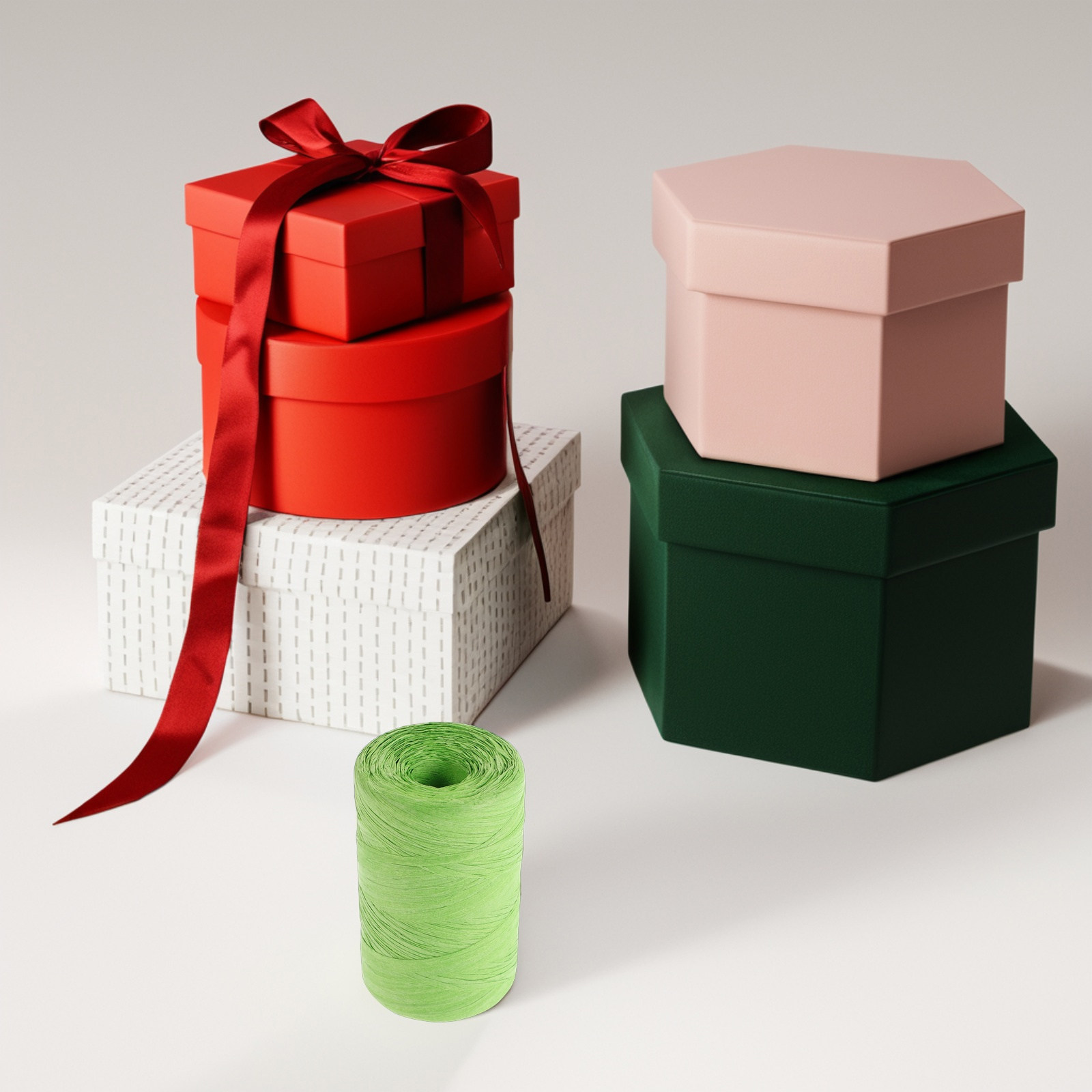 Papercraft Supply Ribbon - 꽃다발 포장, 선물 상자 장식, DIY