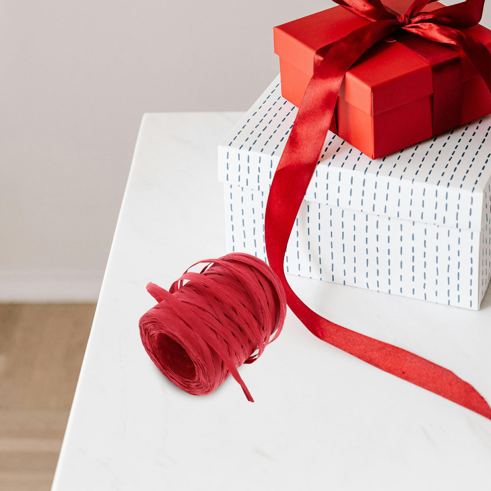 1. 라피아 종이 끈 100m, 천연 소재, 공예용 리 - Papercraft Supply Ribbon 리뷰 및 가격