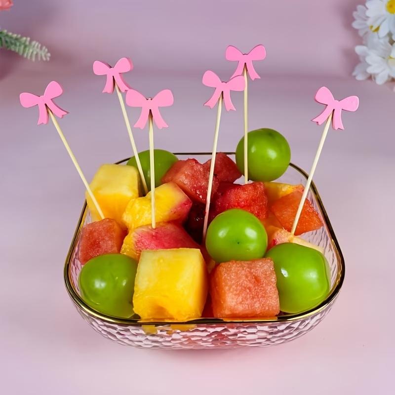 나무 리본 칵테일 픽 100개입 일회용 대나무 과일 꼬 - Centerpiece Stick 리뷰 및 가격