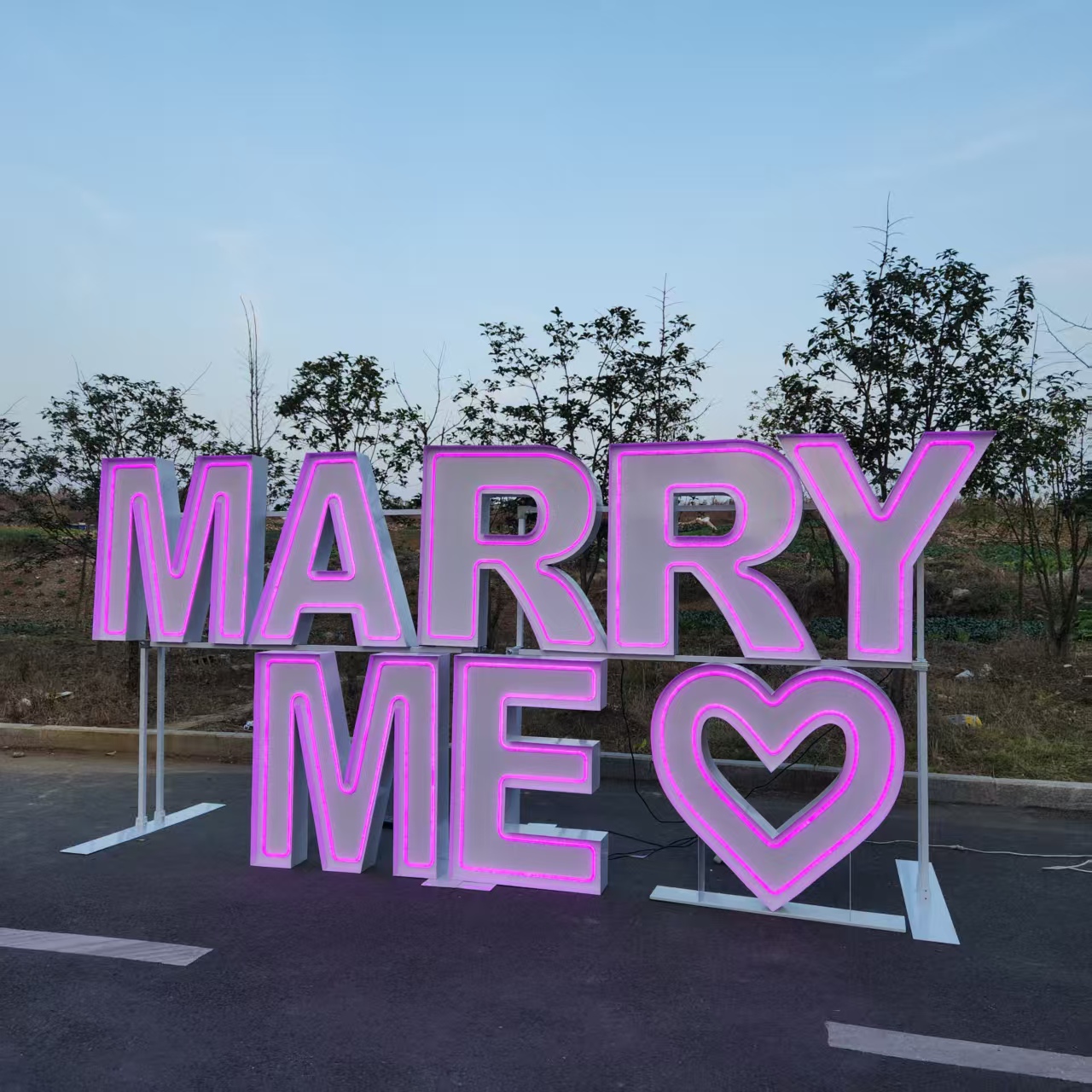 MARRY ME 메탈 RGB LED 네온 간판, 3피트 - Event Party Supply Rental 리뷰 및 가격