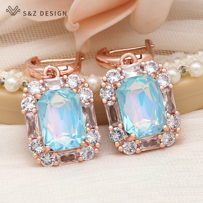 S & Z DESIGN 여성용 크리스탈 댕글 귀걸이,  - Event Z 리뷰 및 가격