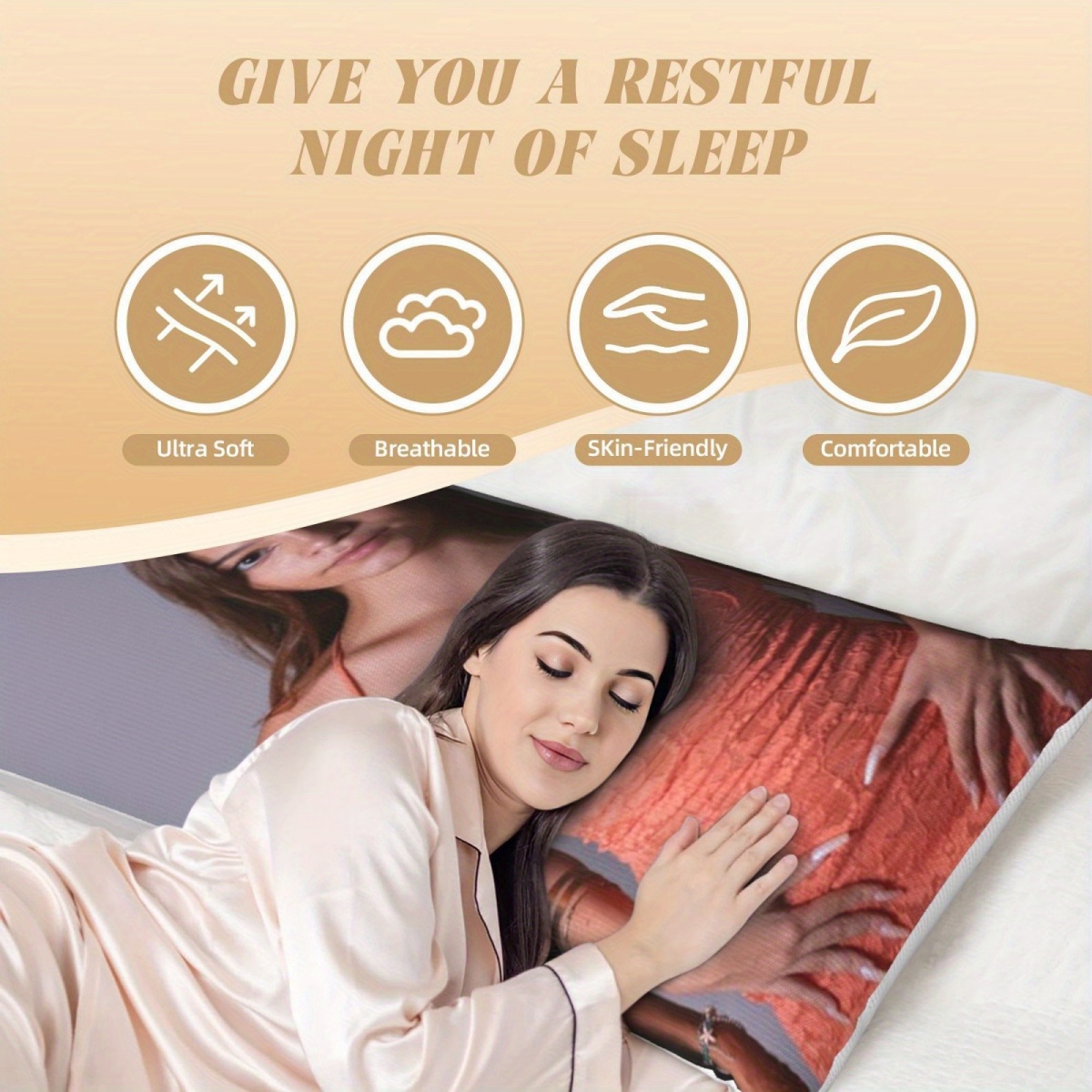 맞춤형 사진 바디 베개 커버 1개 – 프린트 디자인의  - Event Suppliers 리뷰 및 가격